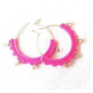 💕BEAUTIFUL HANDMADE CROCHET EARRINGS 💕💕